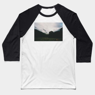 Misty Mountains Caught on Film Baseball T-Shirt